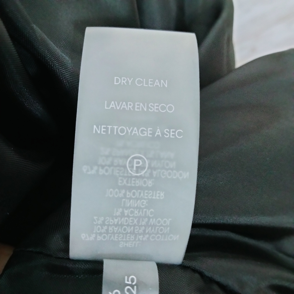 Calvin Klein Tweed Suit Jacket Open Front - Picture 8 of 8